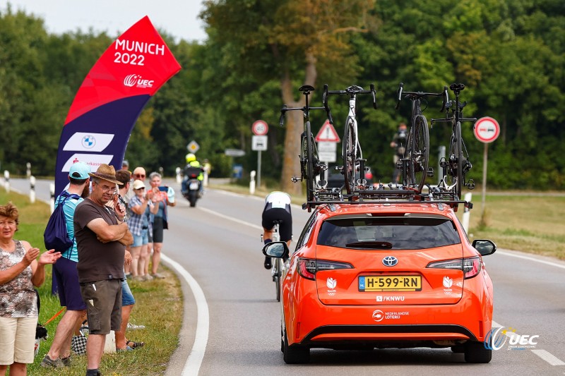 European Championships Munich 2022 - 2022 UEC Road Elite European Championships - Women's ITT - 17/08/2022 - Ellen Van Dijk (NED) - photo Luca Bettini/UEC/SprintCyclingAgency?2022